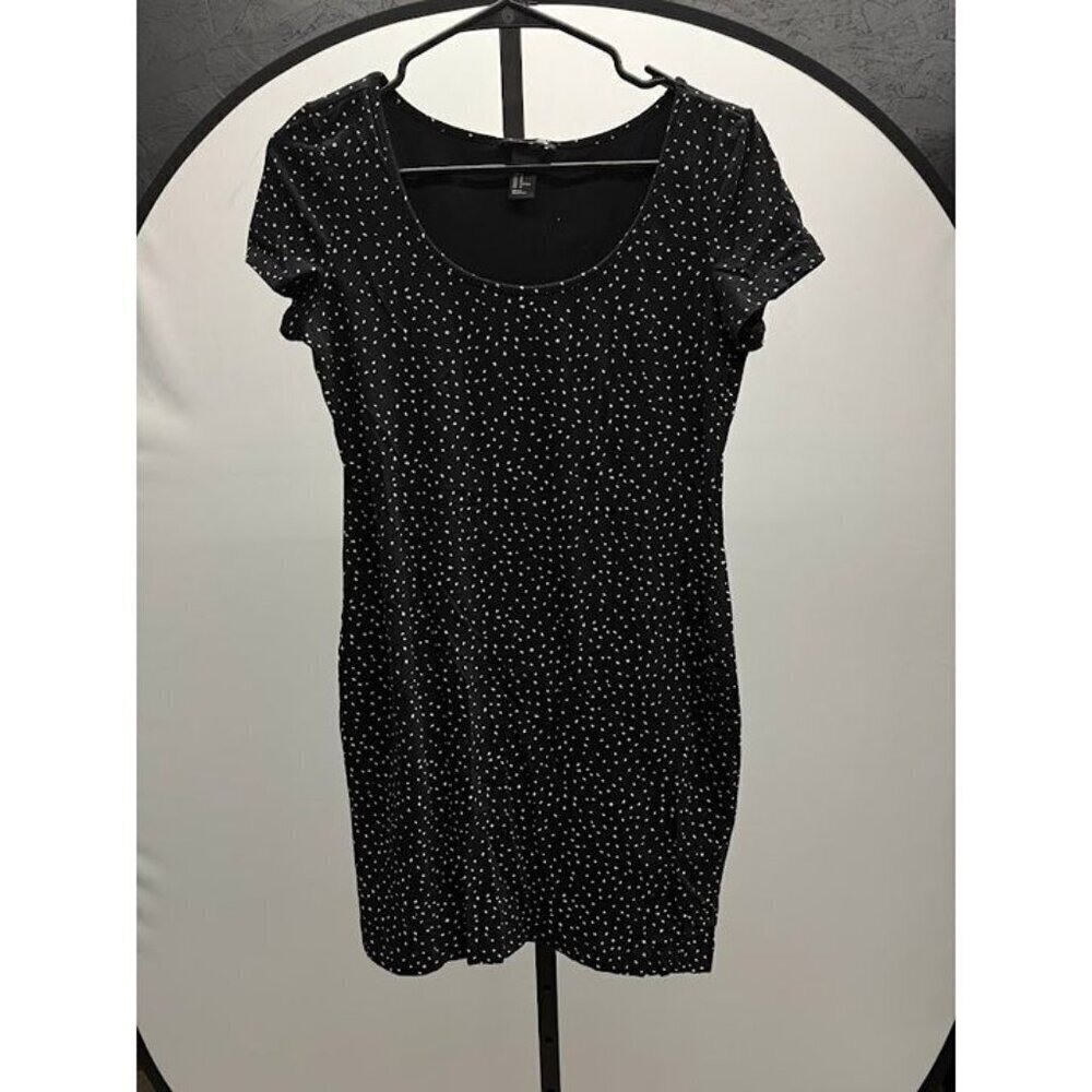 H&M Basic Black and White Dot Dress